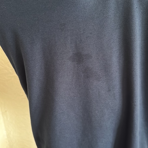 Miller Lite Beer Embroidered Work Wear Blue Polo Shirt Thrashed Medium - Picture 2 of 9